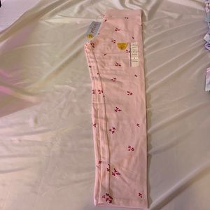 Cat & Jack pink flower women leggings